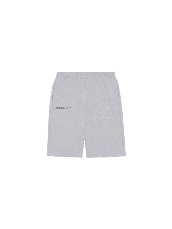 Womens 365 Midweight Long Shorts—grey marl