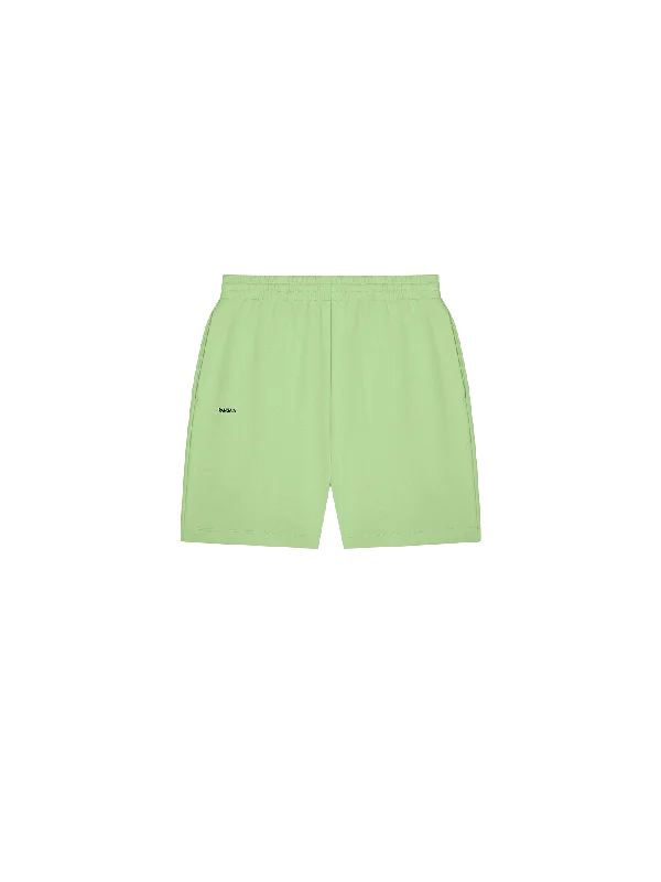 Womens 365 Midweight Mid Length Shorts—fennel-green