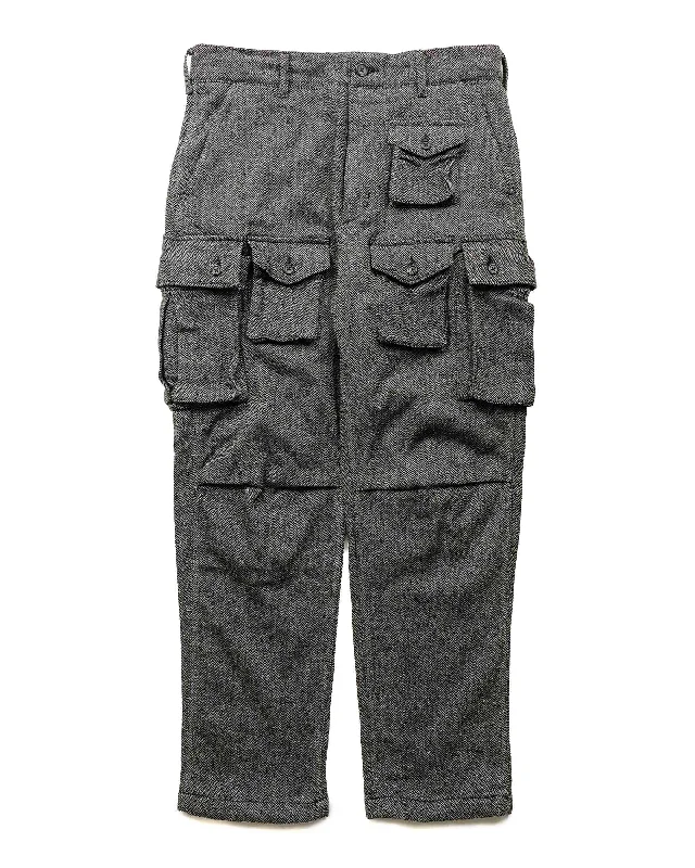 Engineered Garments FA Pant Grey Poly Wool Herringbone