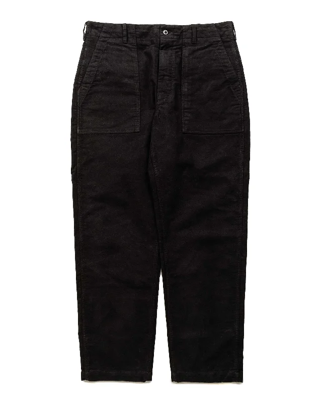 Engineered Garments Fatigue Pant Black Cotton Moleskin