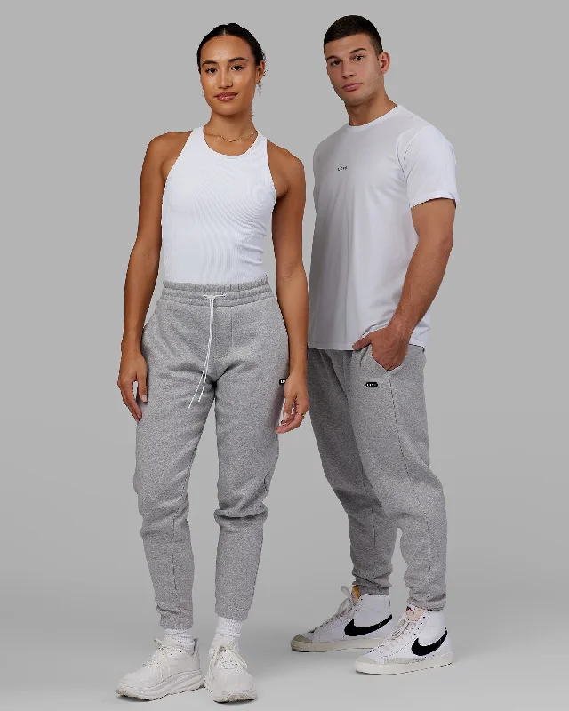 Unisex Capsule Joggers - Lt Grey Marl