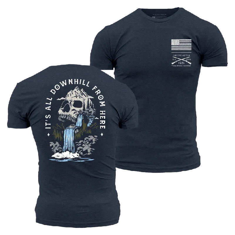 Downhill T-Shirt - Midnight Navy