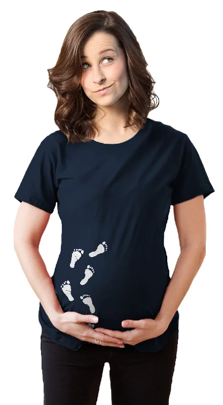 Footprints Maternity T Shirt