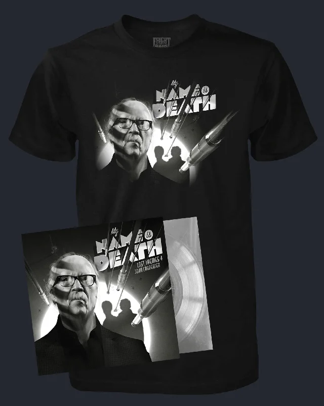 John Carpenter's My Name is Death Flexi Disc and T-Shirt Set