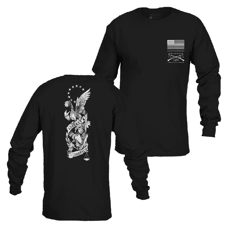 Liberty & Justice Long Sleeve - Black