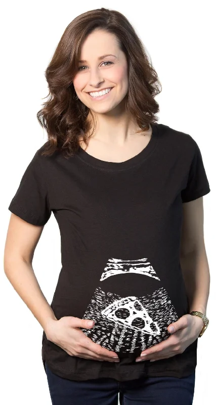 Ultrasound Pizza Maternity T Shirt