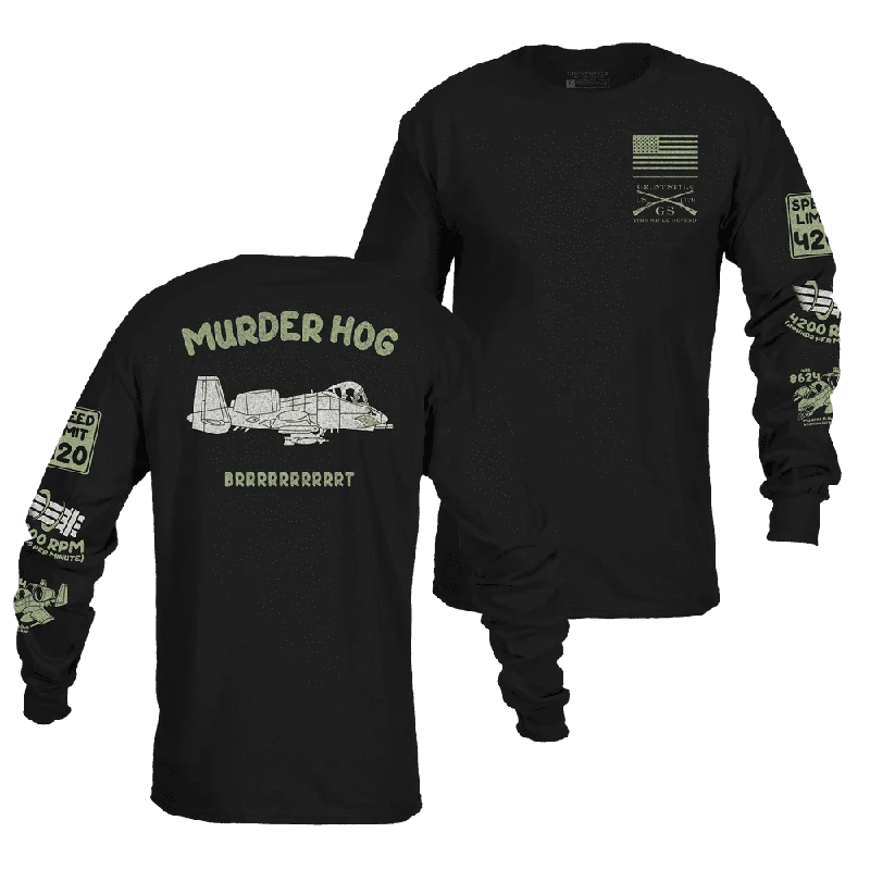 Murder Hog Long Sleeve - Black