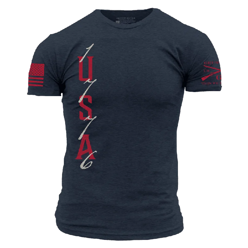 USA 1776 T-Shirt - Midnight Navy