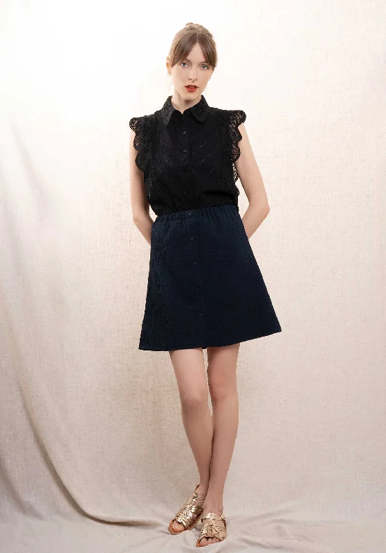 Skirt T1443 Jupe Navy