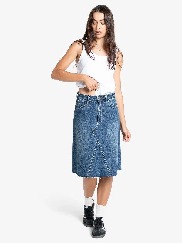 Cooper Skirt - Roadhouse Blue