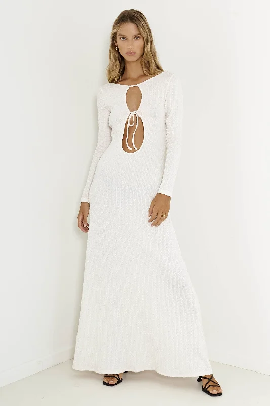 SNDYS Tallulah Maxi Dress White